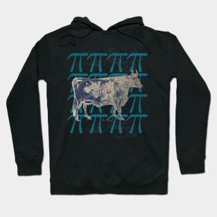 Pi Day Science Cow Men Women Unisex Hoodie